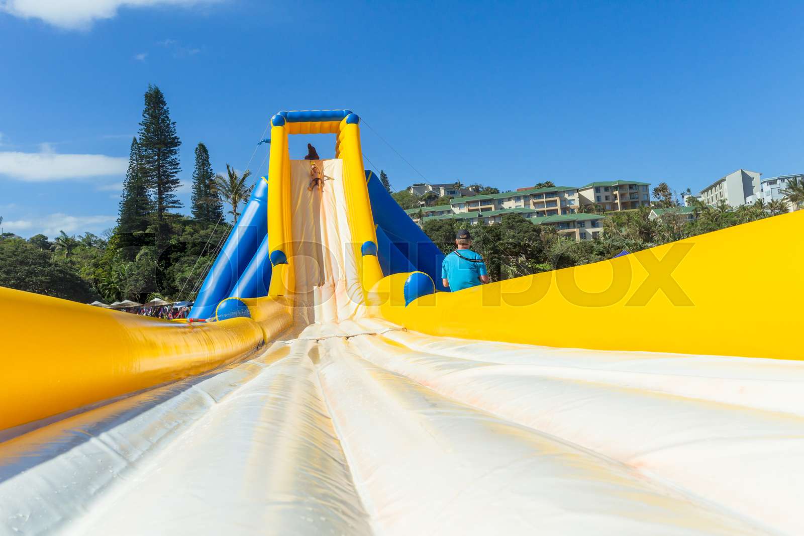 Beach Holidays High Water Slide Rides | Stock image | Colourbox