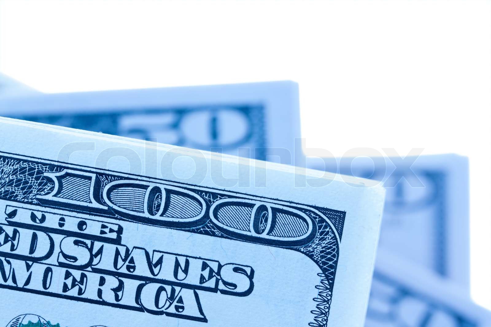 dollar currency notes detail | Stock image | Colourbox