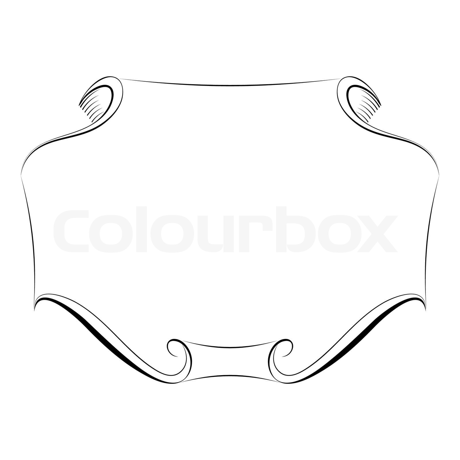 Rahmen Barock Gewellt Stock Vektor Colourbox