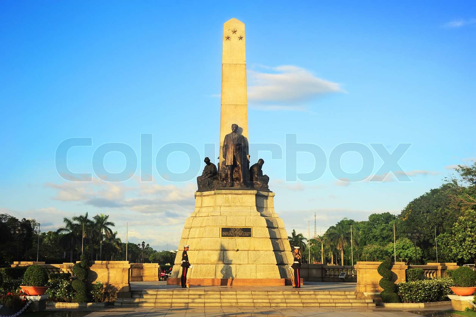 Rizal monument Stock image Colourbox