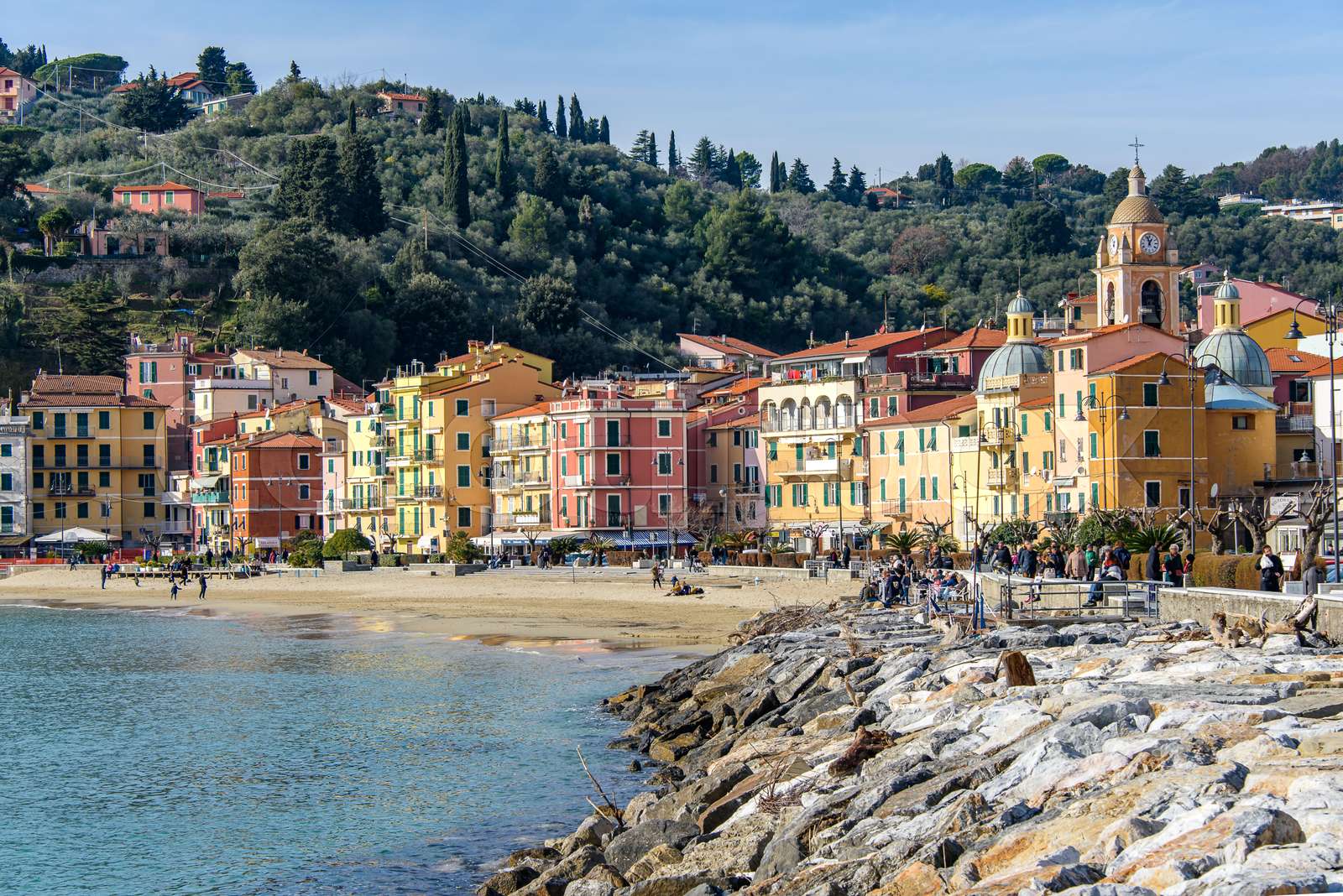 Village of San Terenzo Stock image Colourbox