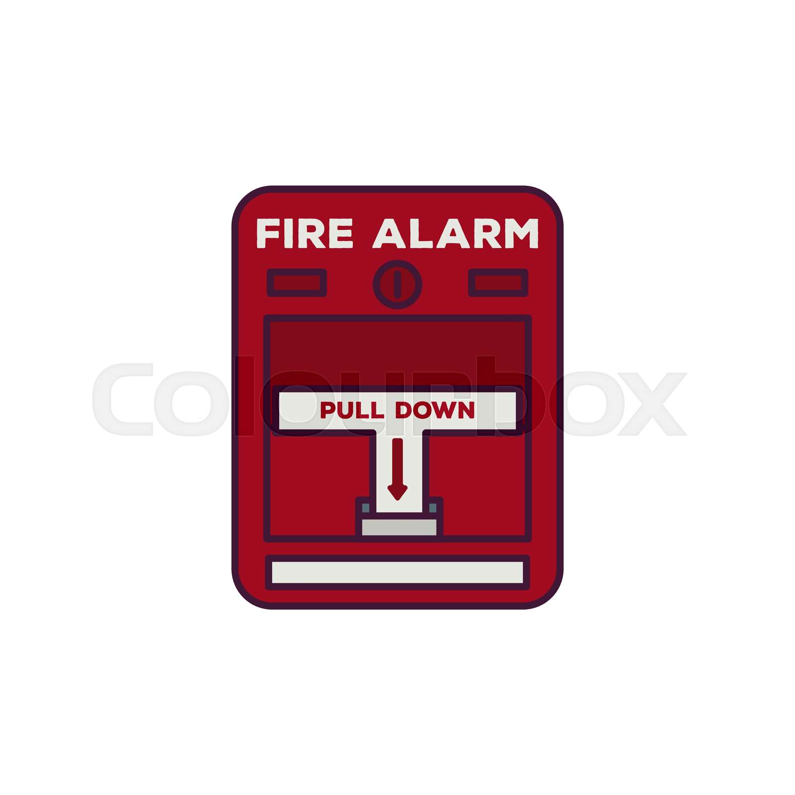 Fire Alarm Pull Station Symbol