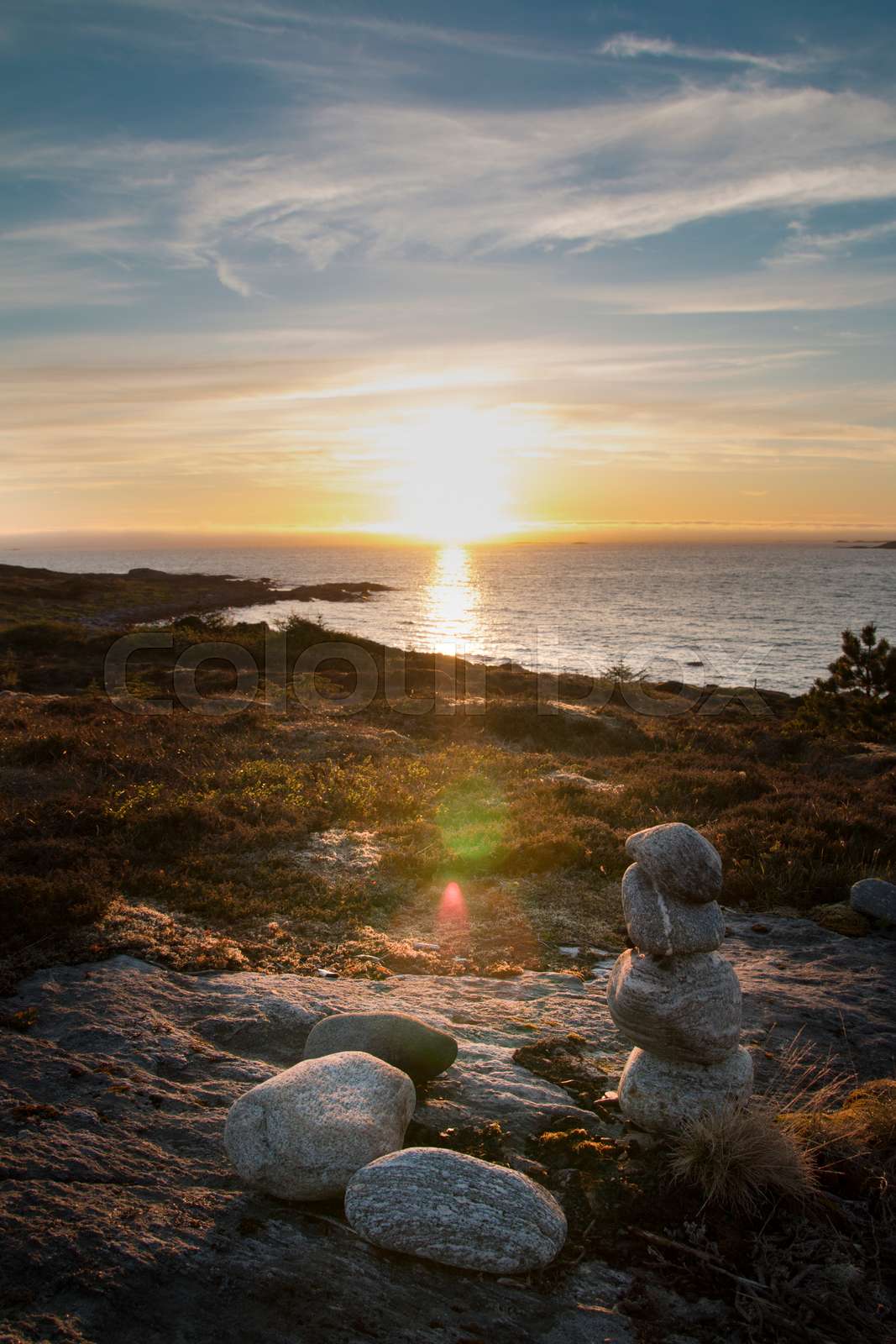 Giske Island Stock image Colourbox