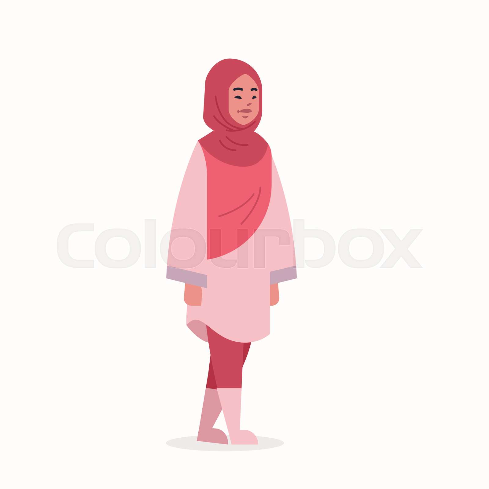 Muslim Women In Hijab Full Body