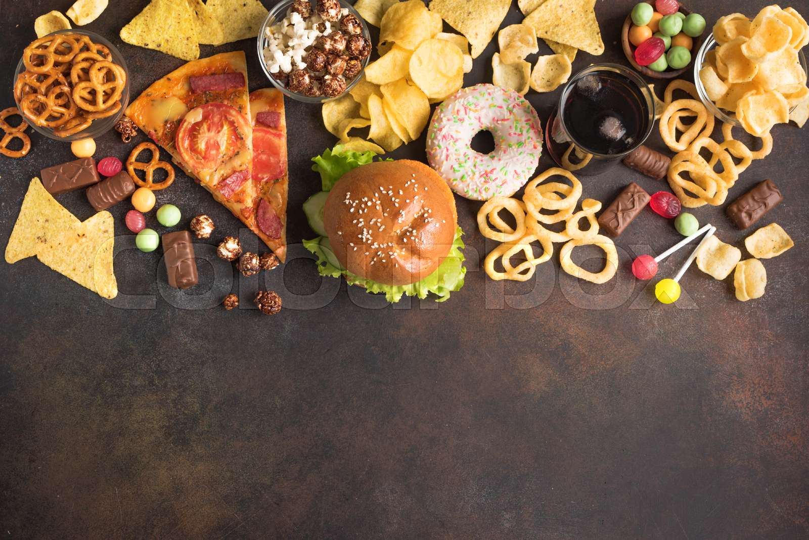 Unhealthy Eating | Stock image | Colourbox