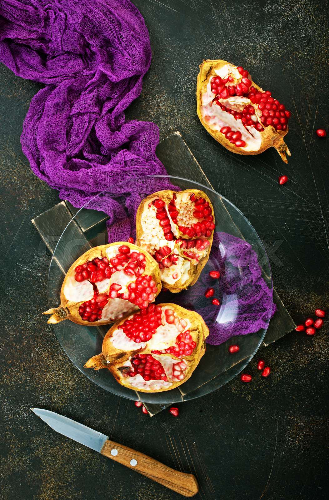 pomegranate Stock image Colourbox