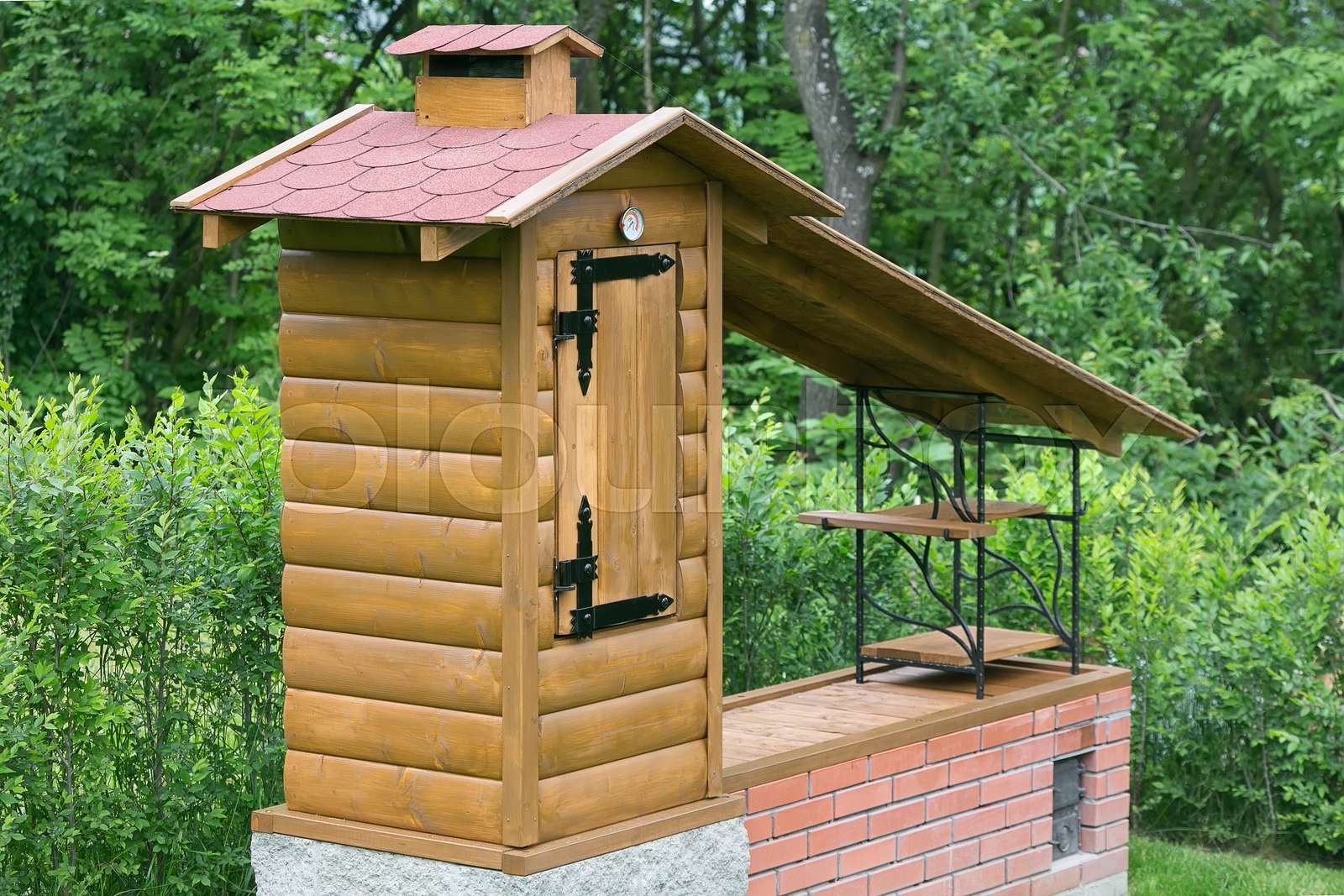 smokehouse Stock image Colourbox