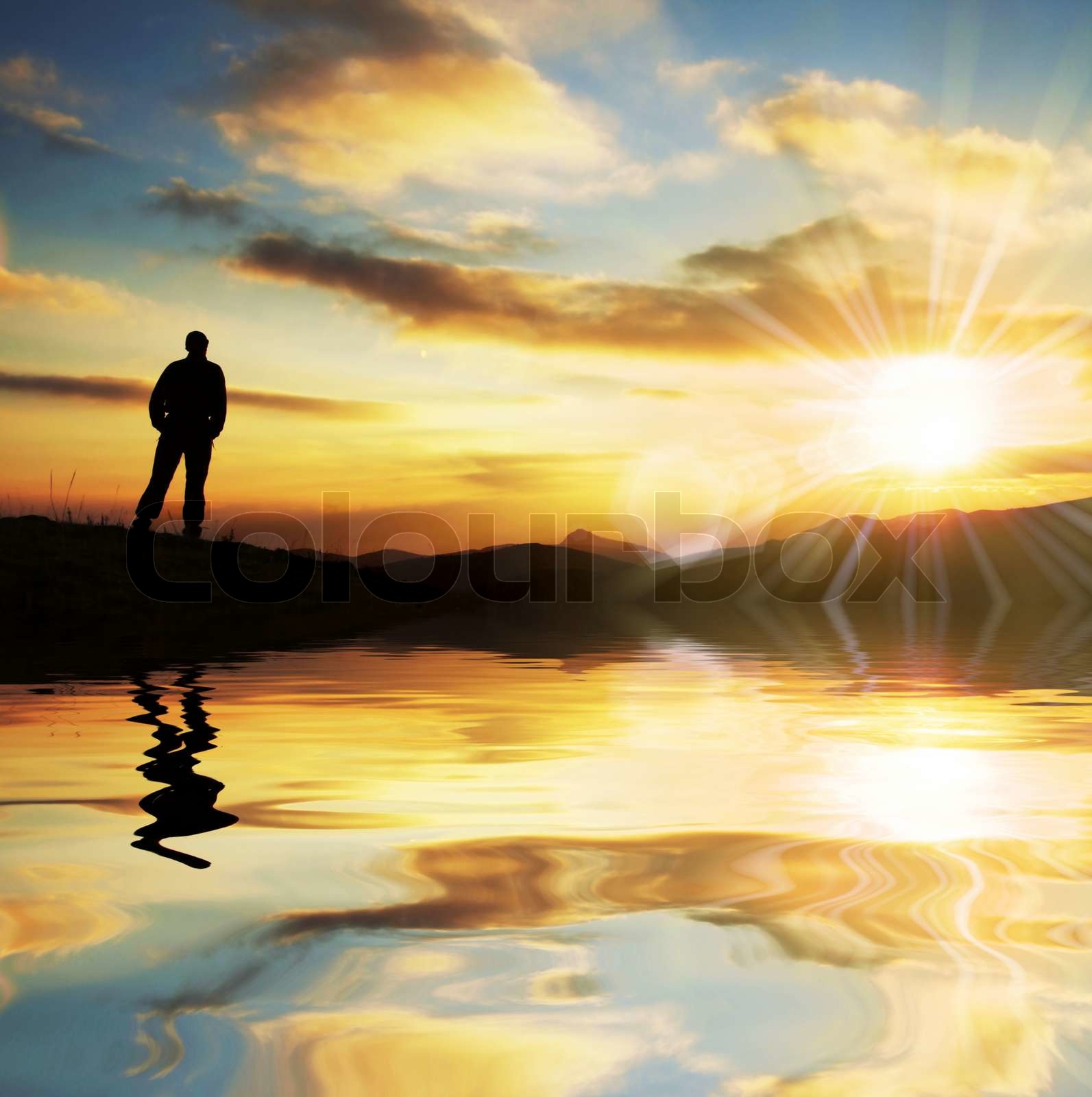 Sunrise Stock image Colourbox