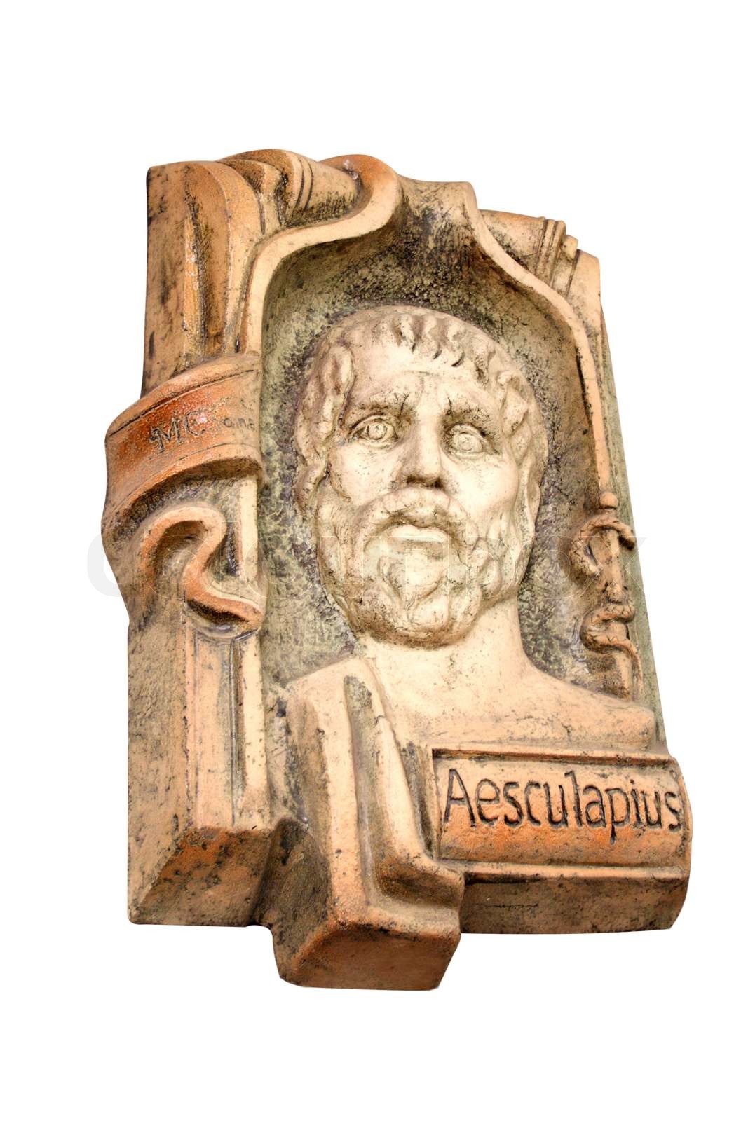 Asclepius Stock image Colourbox