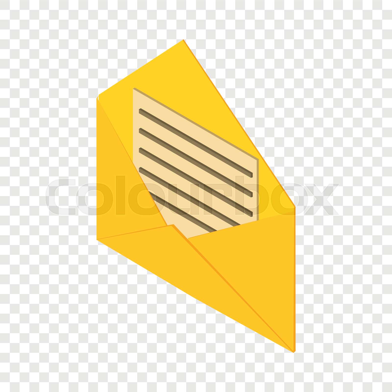 geöffnet, post, briefumschlag | Stock-Vektor | Colourbox