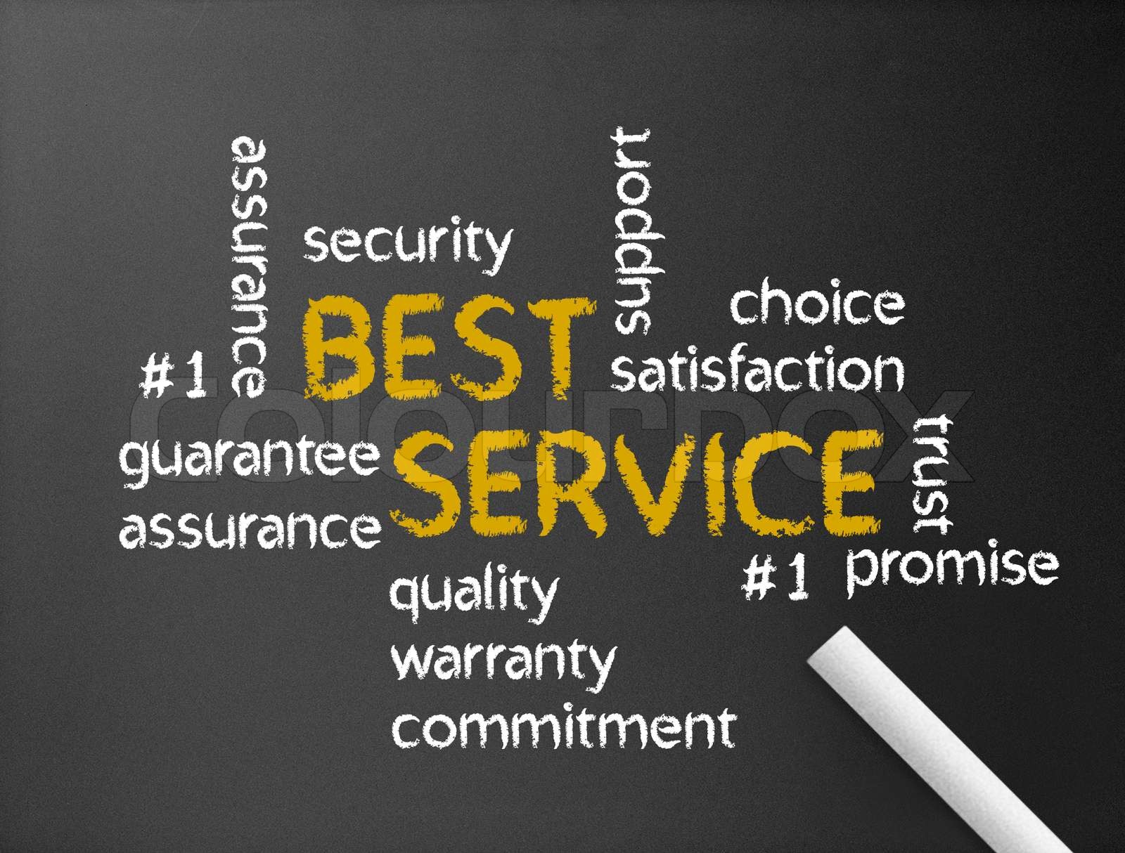 Best Service Stock Image Colourbox