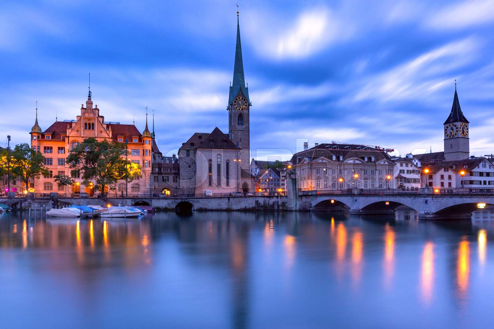 Zurich, largest city in Switzerland | Stock image | Colourbox
