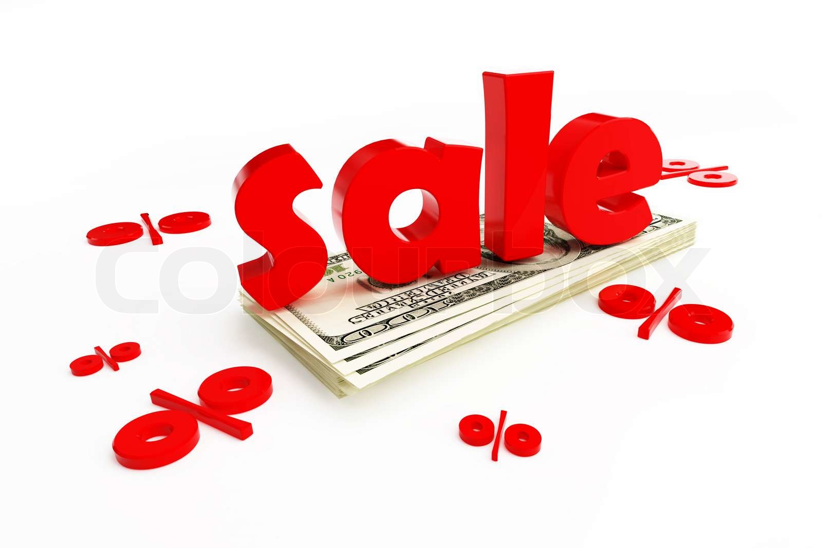 sale percentage | Stock image | Colourbox