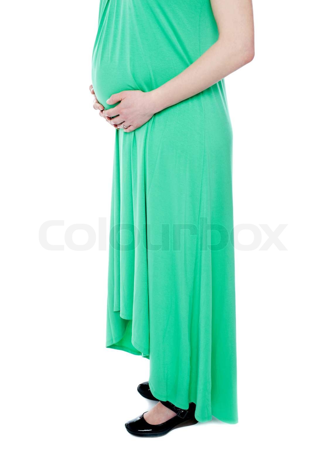 Pregnant lady expecting baby | Stock image | Colourbox