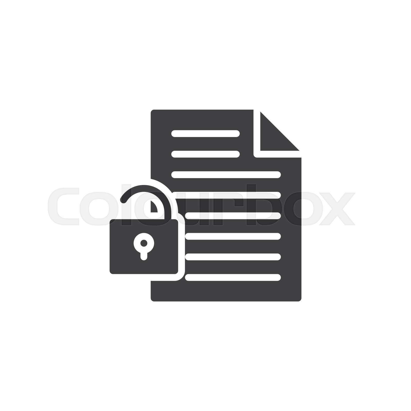 File access vector icon | Stock vector | Colourbox