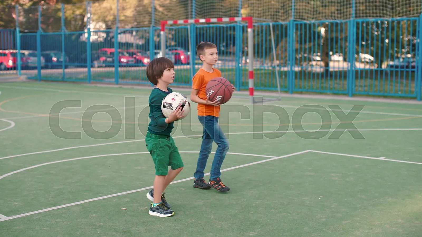 basketball, ball, basket | Stock video | Colourbox