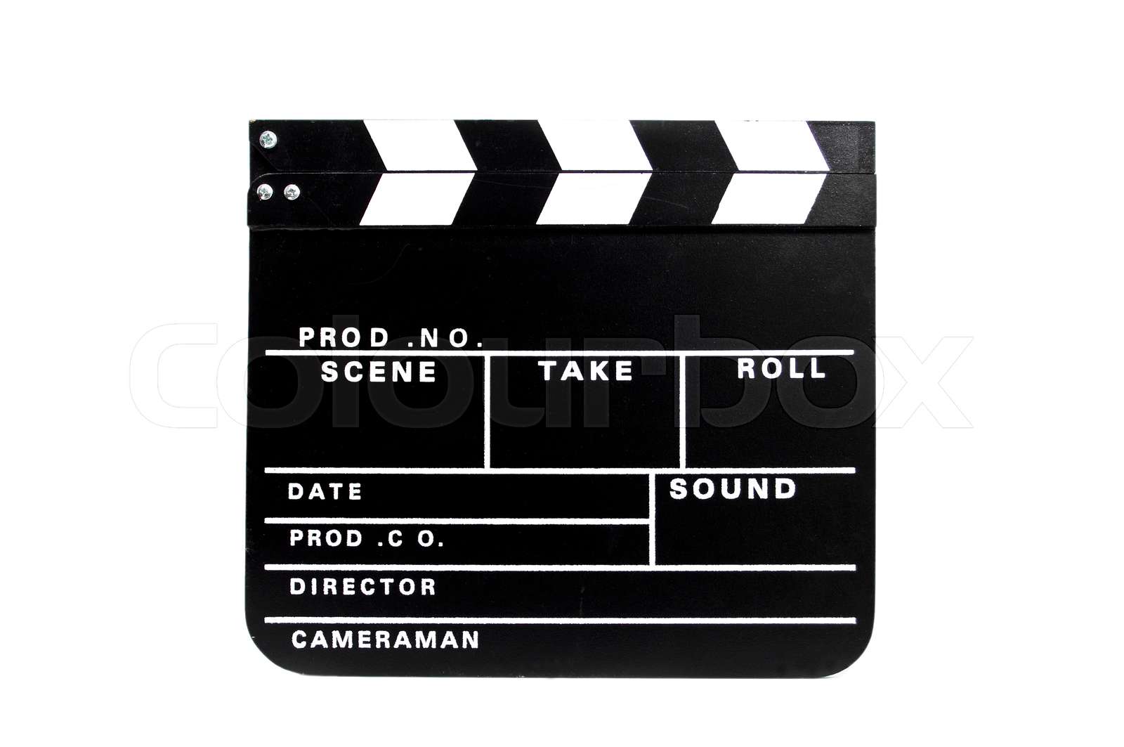 Filmklappe Stock Bild Colourbox