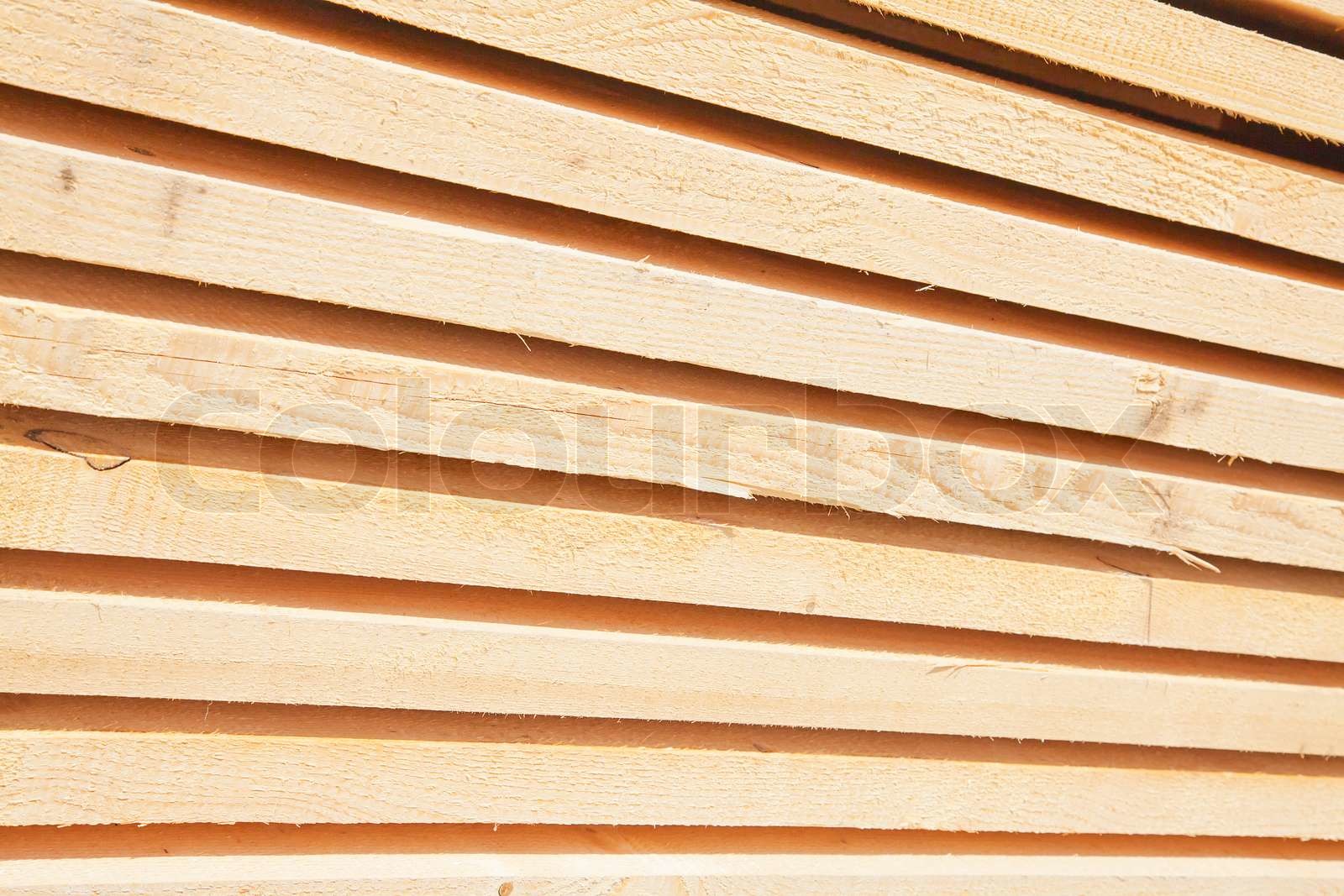 Fresh wooden studs | Stock image | Colourbox