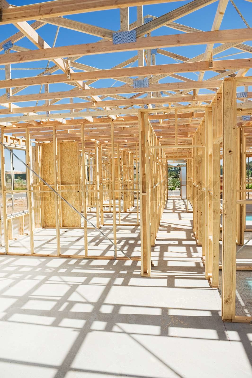 bauart, konstruktion, haus Stock Bild Colourbox