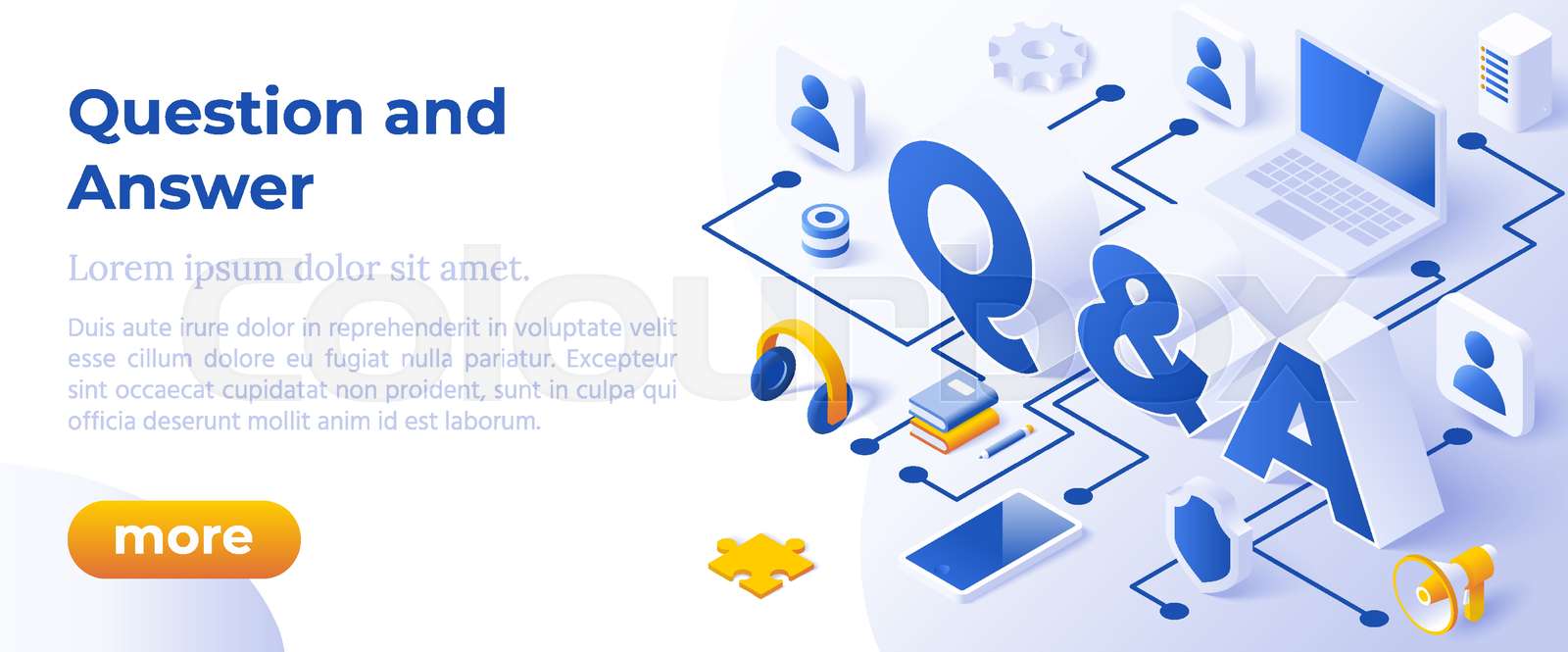 QUESTION AND ANSWER - Banner Layout Template for Website and Mobile ...