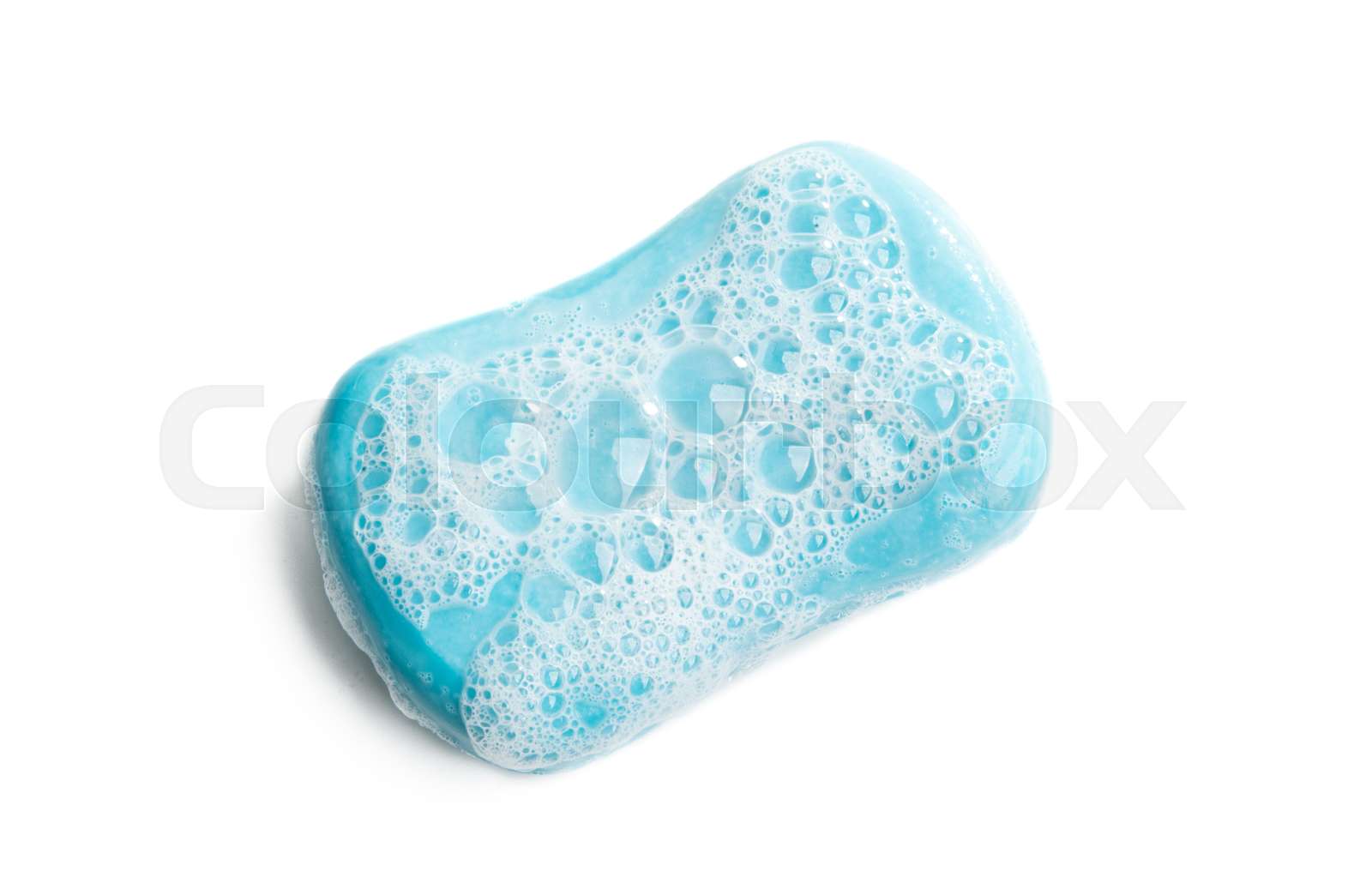 soap with foam isolated | Stock image | Colourbox