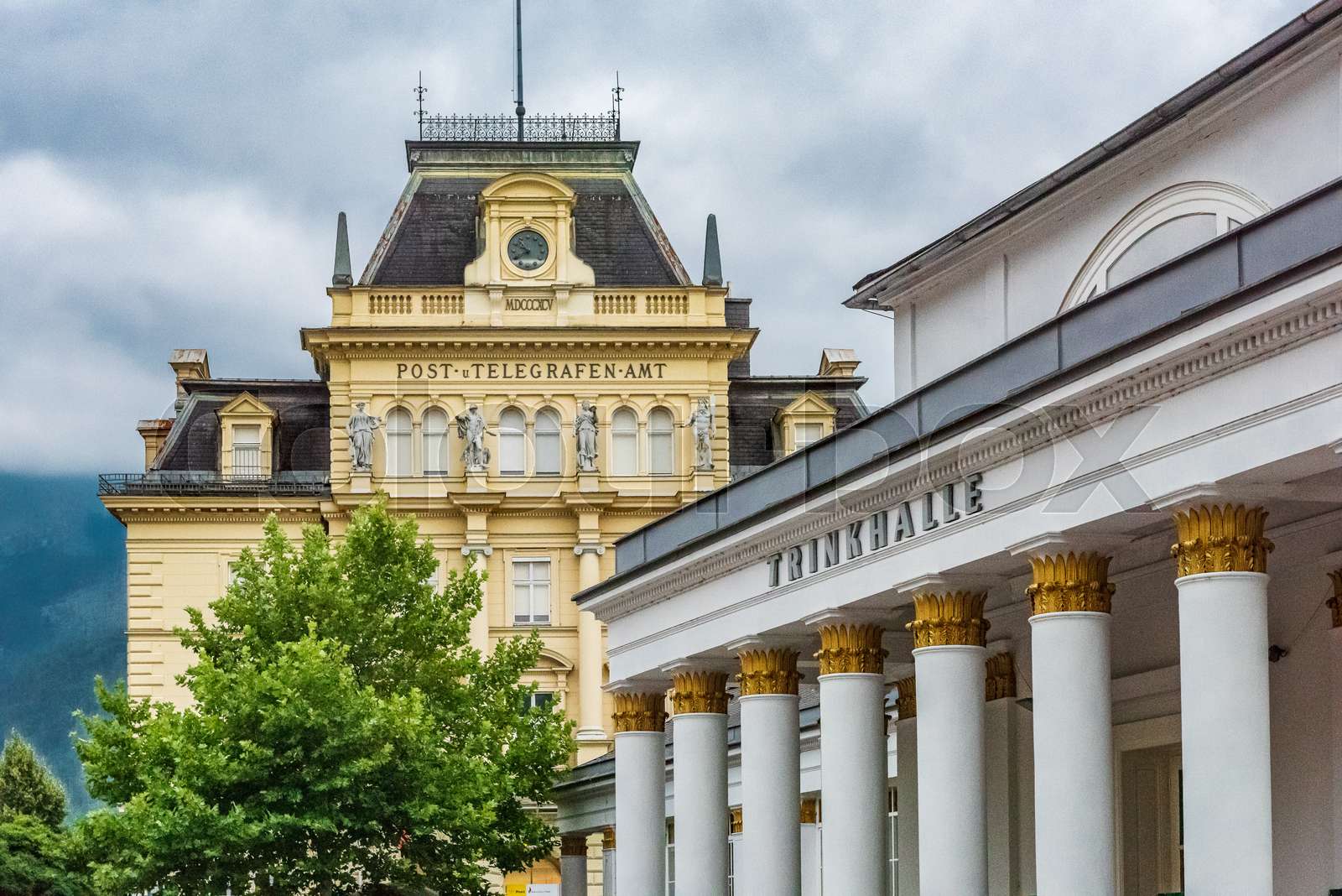 Trinkhalle in Bad Ischl Stock image Colourbox