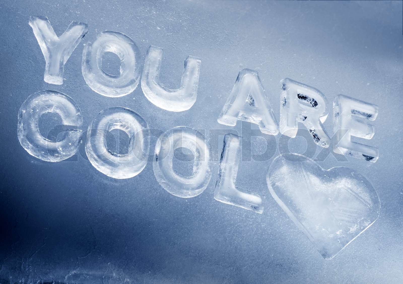 You Are Cool Stock image Colourbox