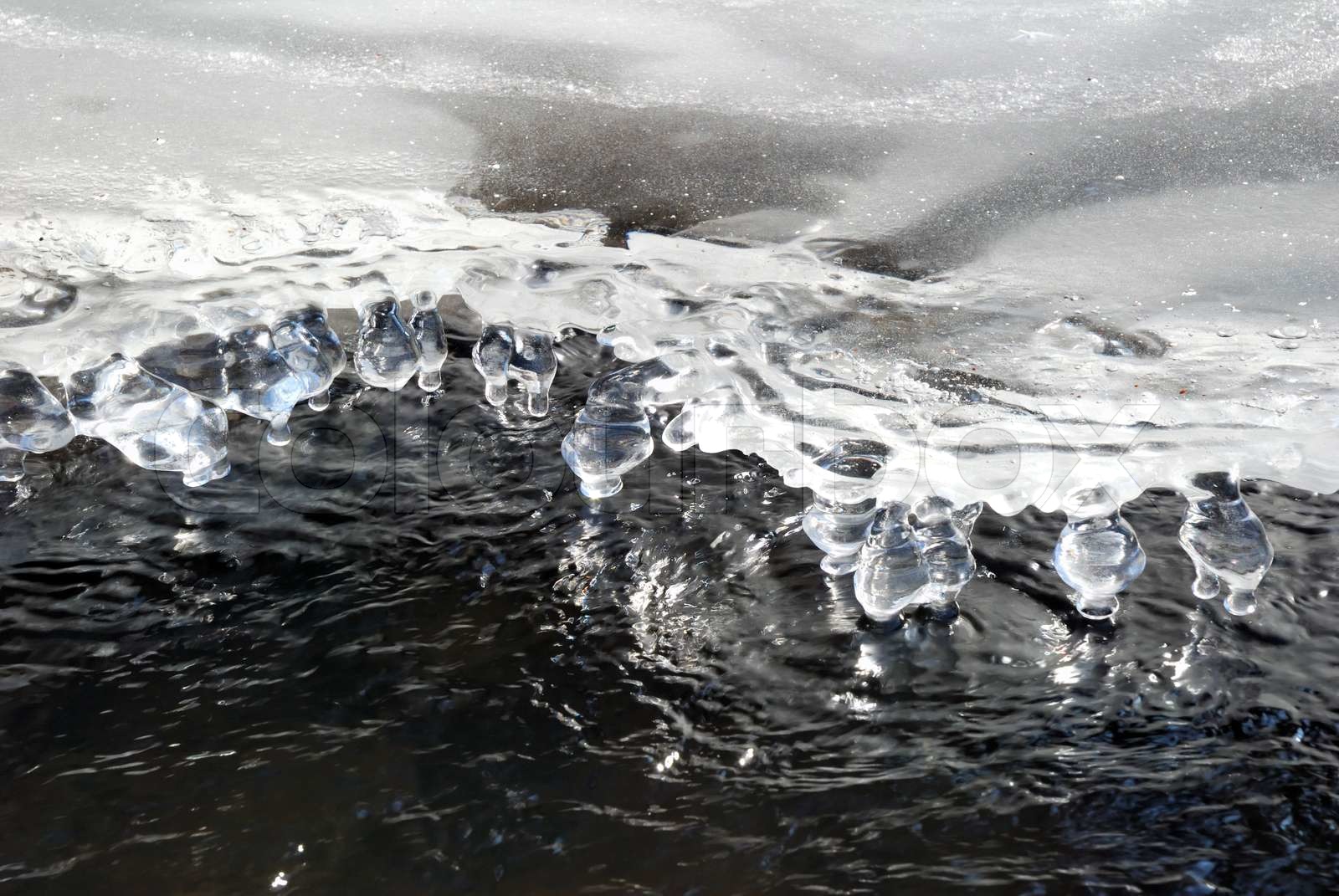 Ice and Water Background | Stock image | Colourbox