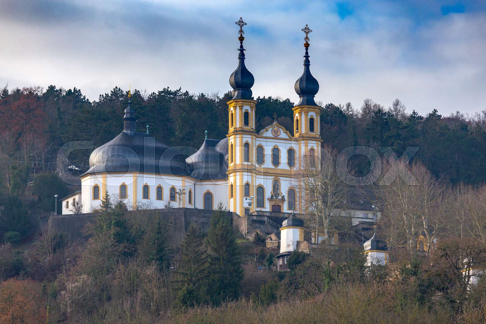 Wurzburg. Chapel of the virgin mary. Stock image Colourbox