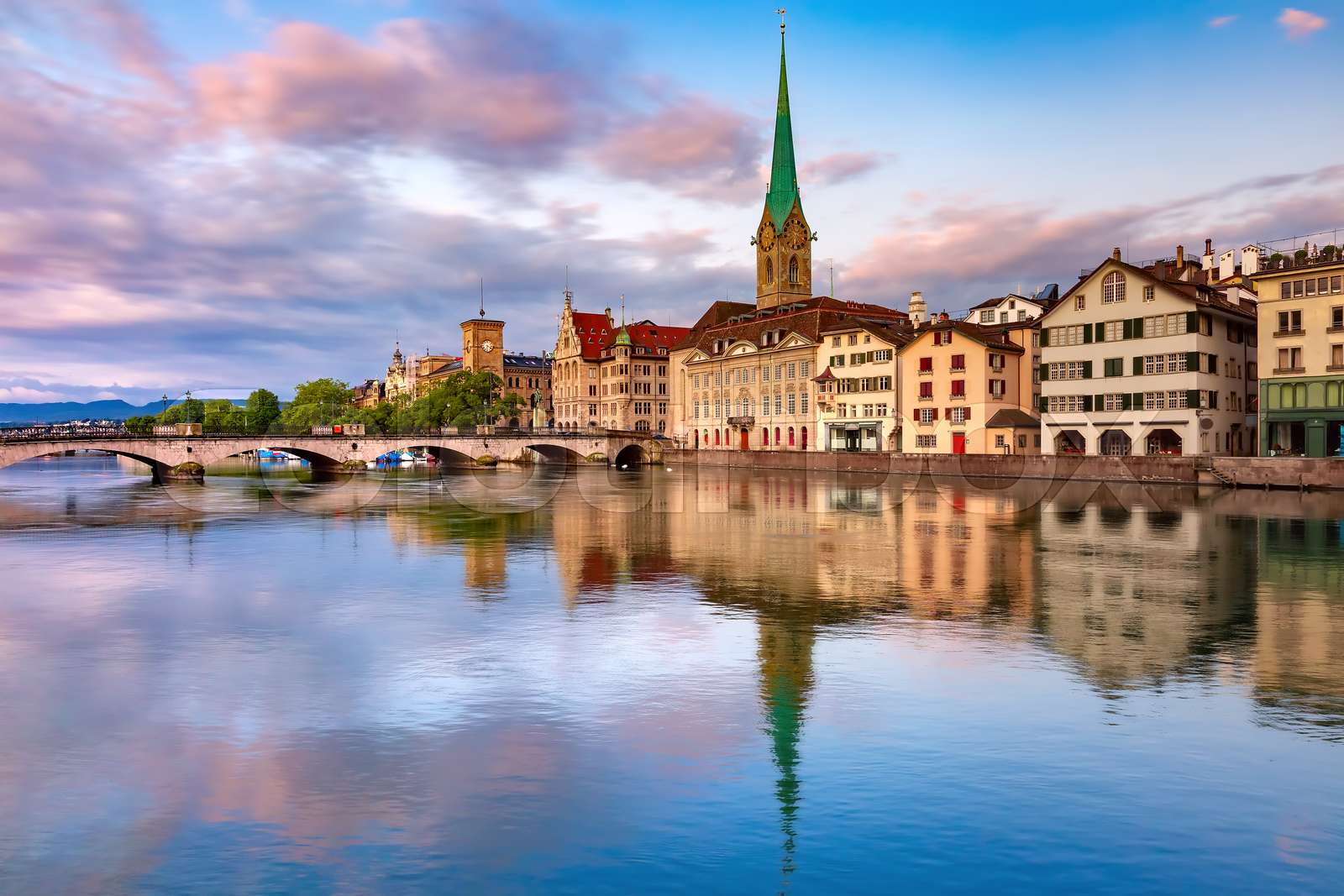 Zurich, largest city in Switzerland | Stock image | Colourbox