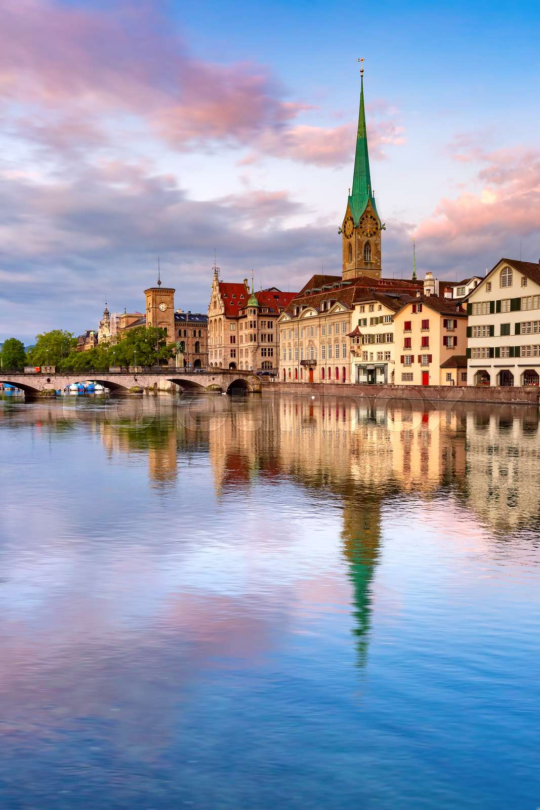 Zurich, largest city in Switzerland | Stock image | Colourbox