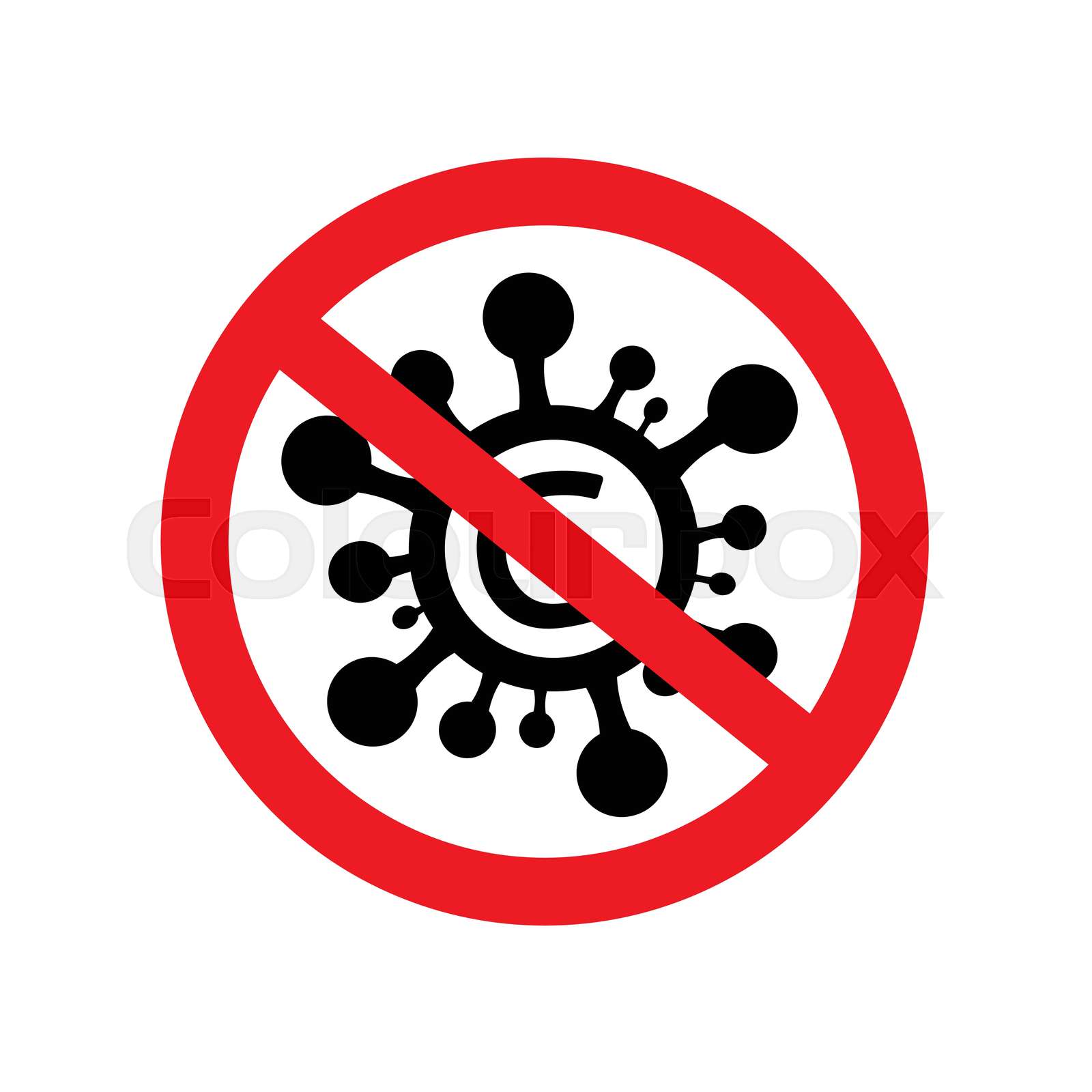 COVID-19 Vector Coronavirus icon sign design | Stock vector | Colourbox