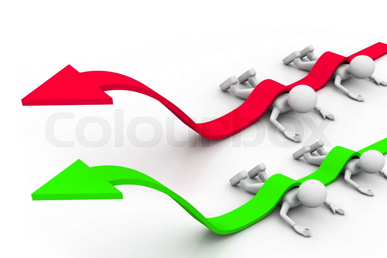 Graph rising | Stock image | Colourbox