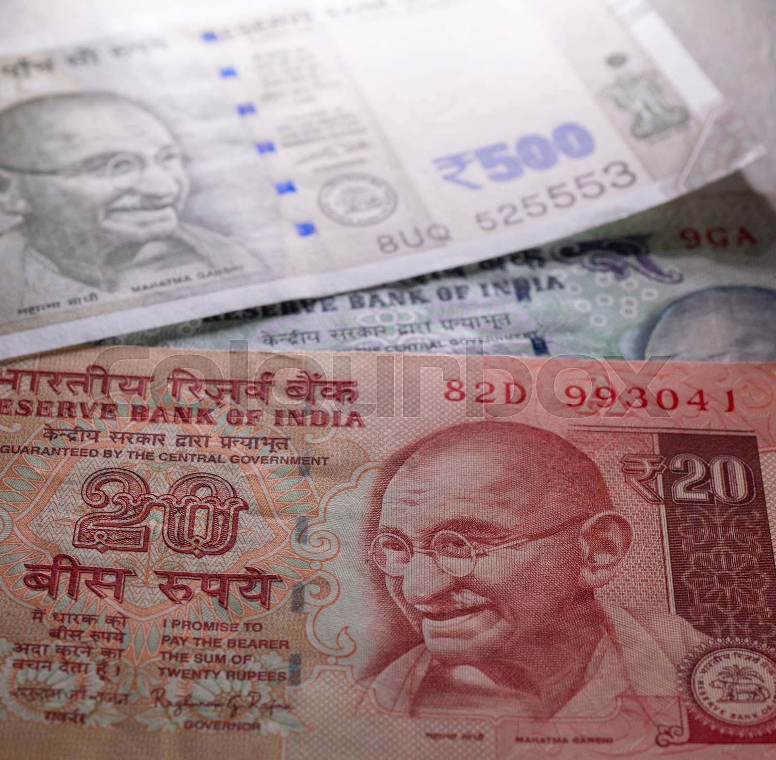 Indian Currency Note Stock Image Colourbox