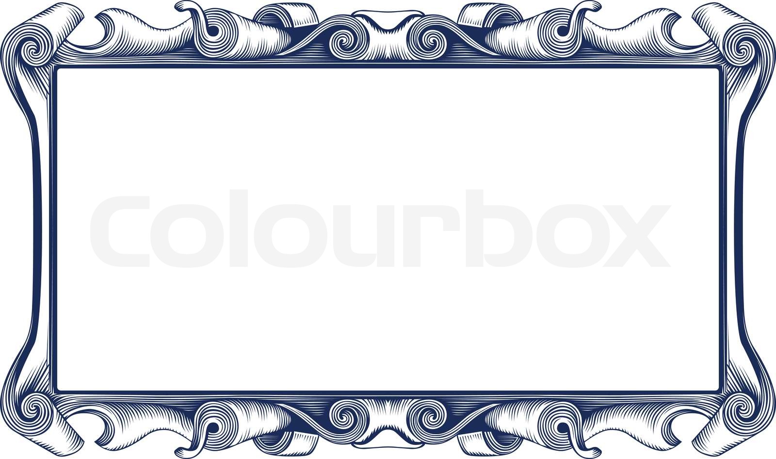 vintage emblem border | Stock vector | Colourbox