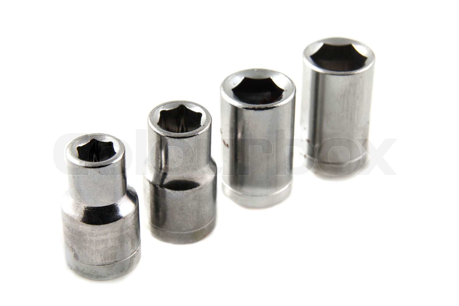 Socket Spanner Wrench Set Stock image Colourbox