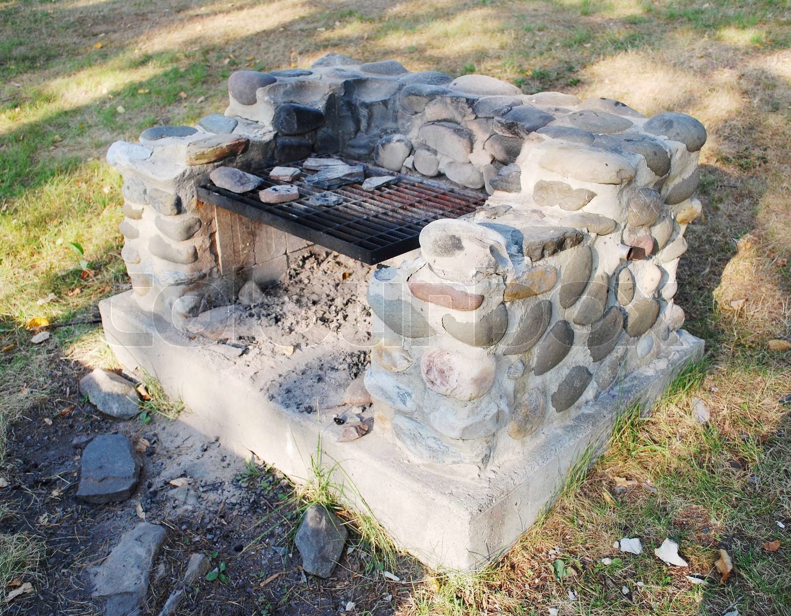 stone barbecue | Stock image | Colourbox