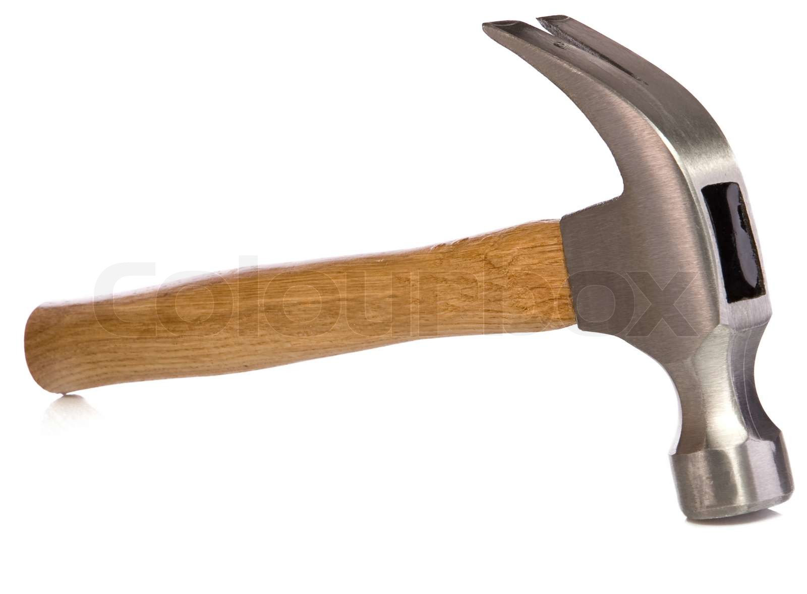 hammer isolated on white | Stock image | Colourbox