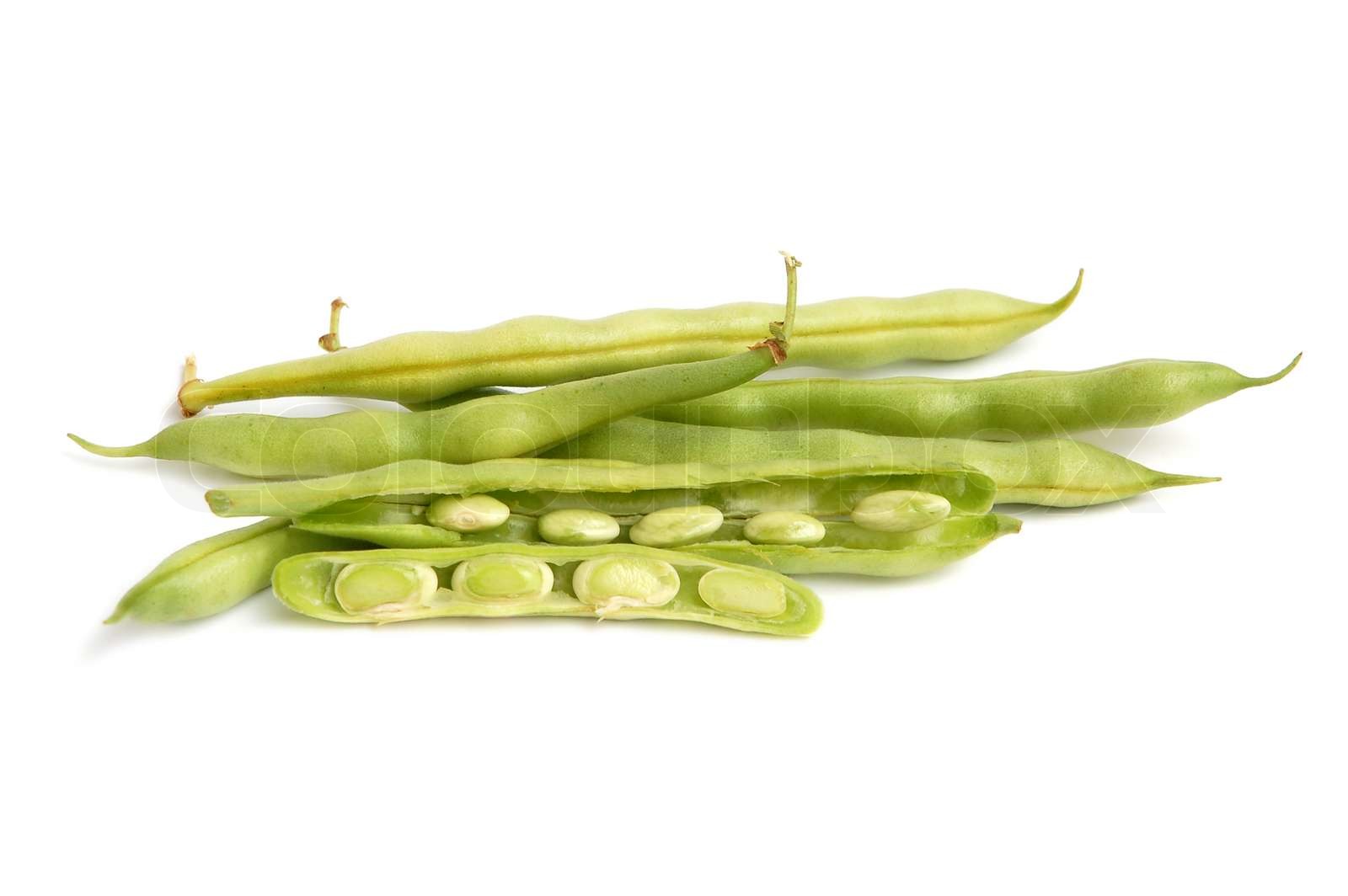 French green beans Stock image Colourbox