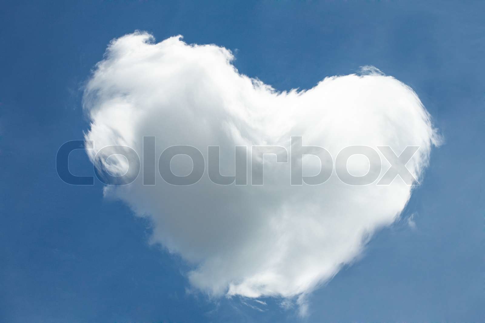 Herz-Wolke | Stock Bild | Colourbox