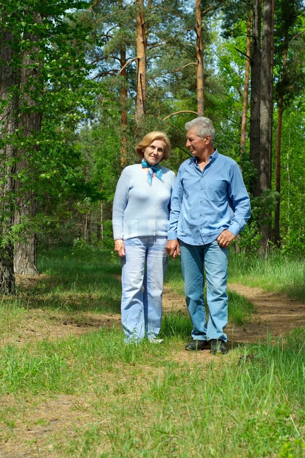 Happy old people | Stock image | Colourbox