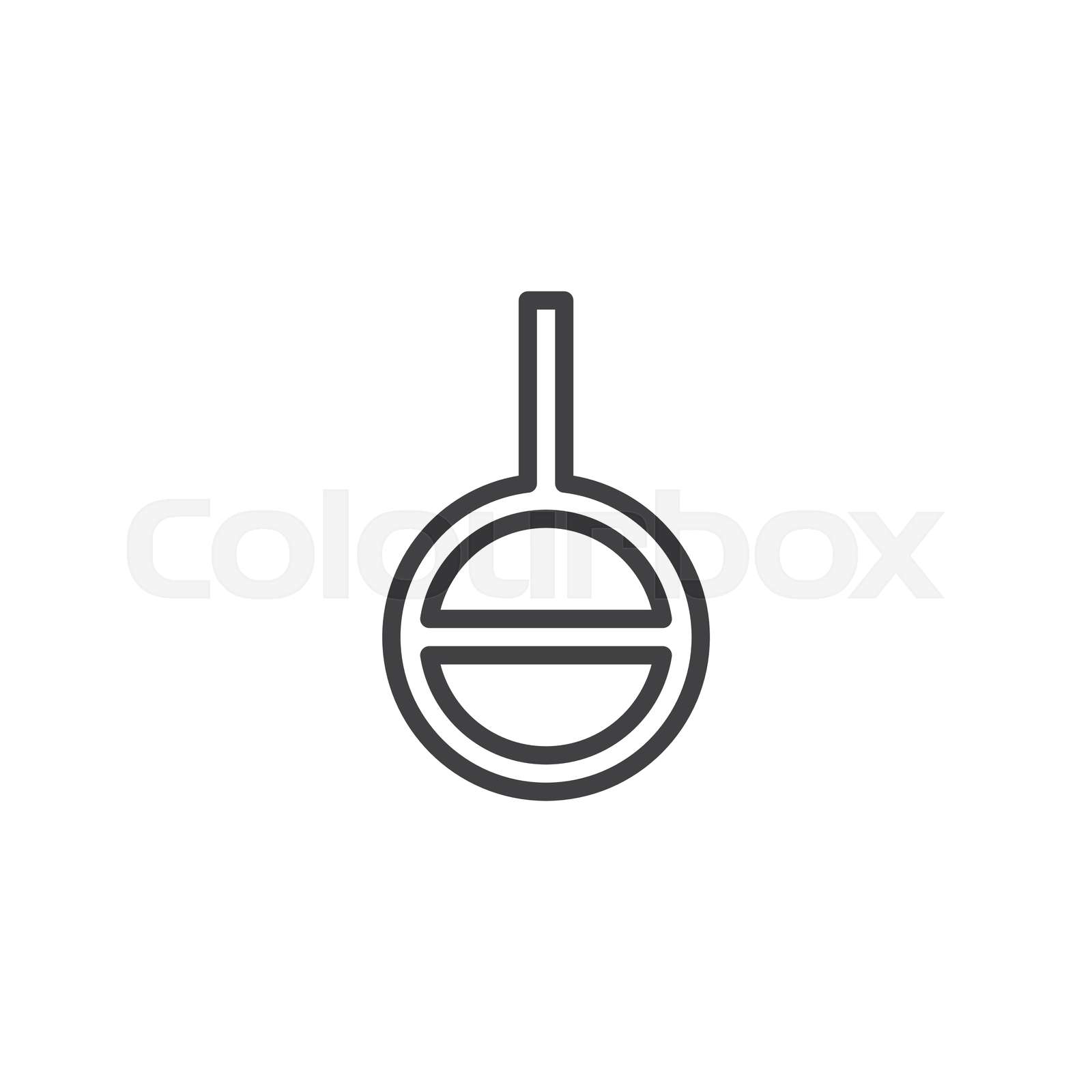 Agender Line Icon Stock Vector Colourbox