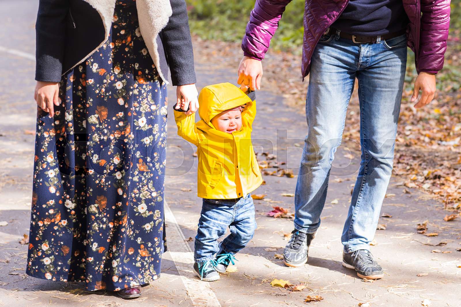 First Little Boy Steps Stock Image Colourbox