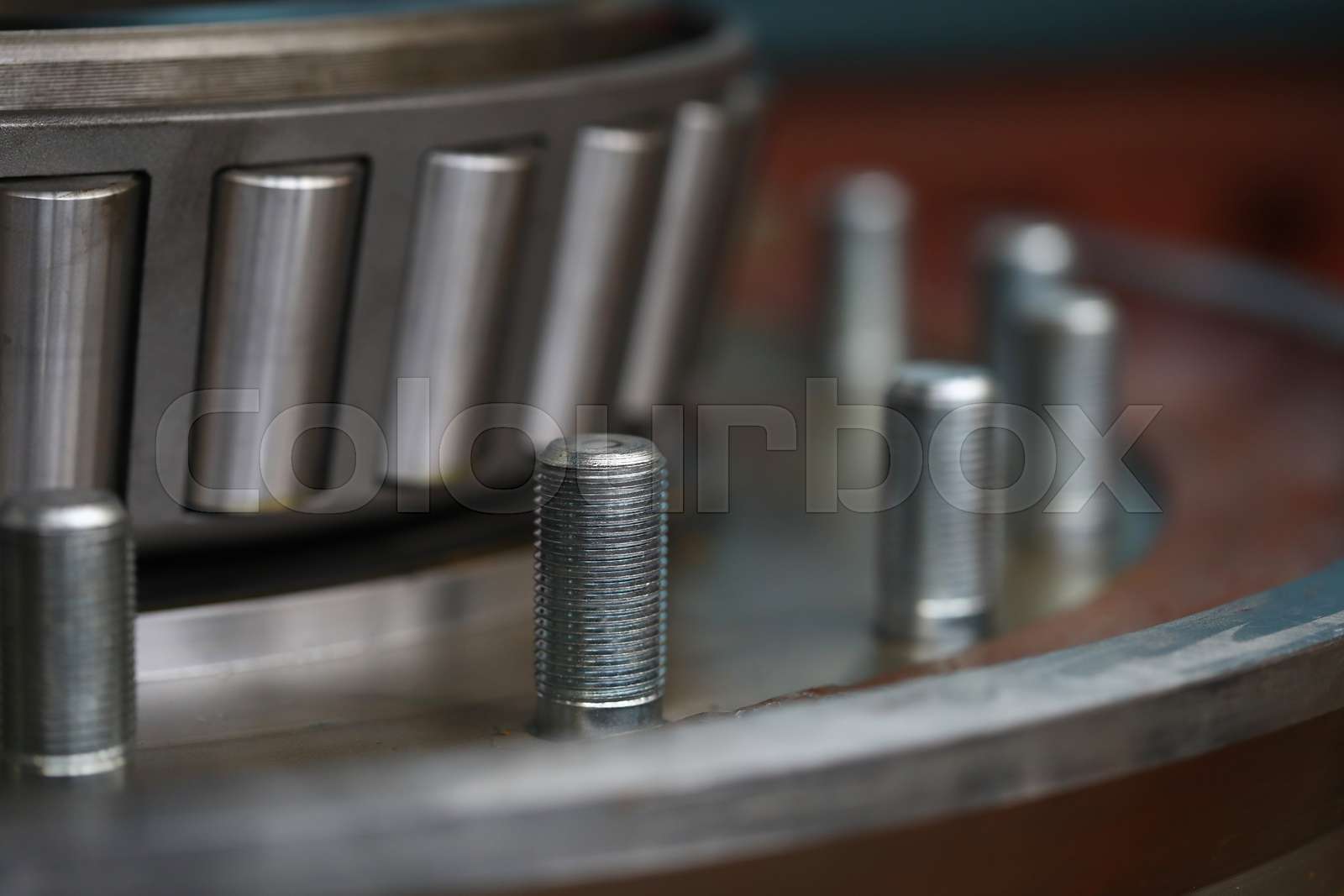 Automotive parts of disassembled car in auto repair shop | Stock image ...