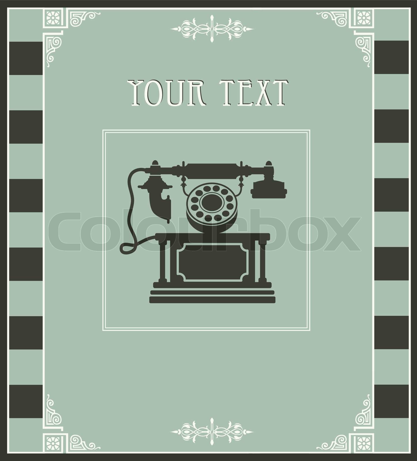 Postkarte | Stock-Vektor | Colourbox