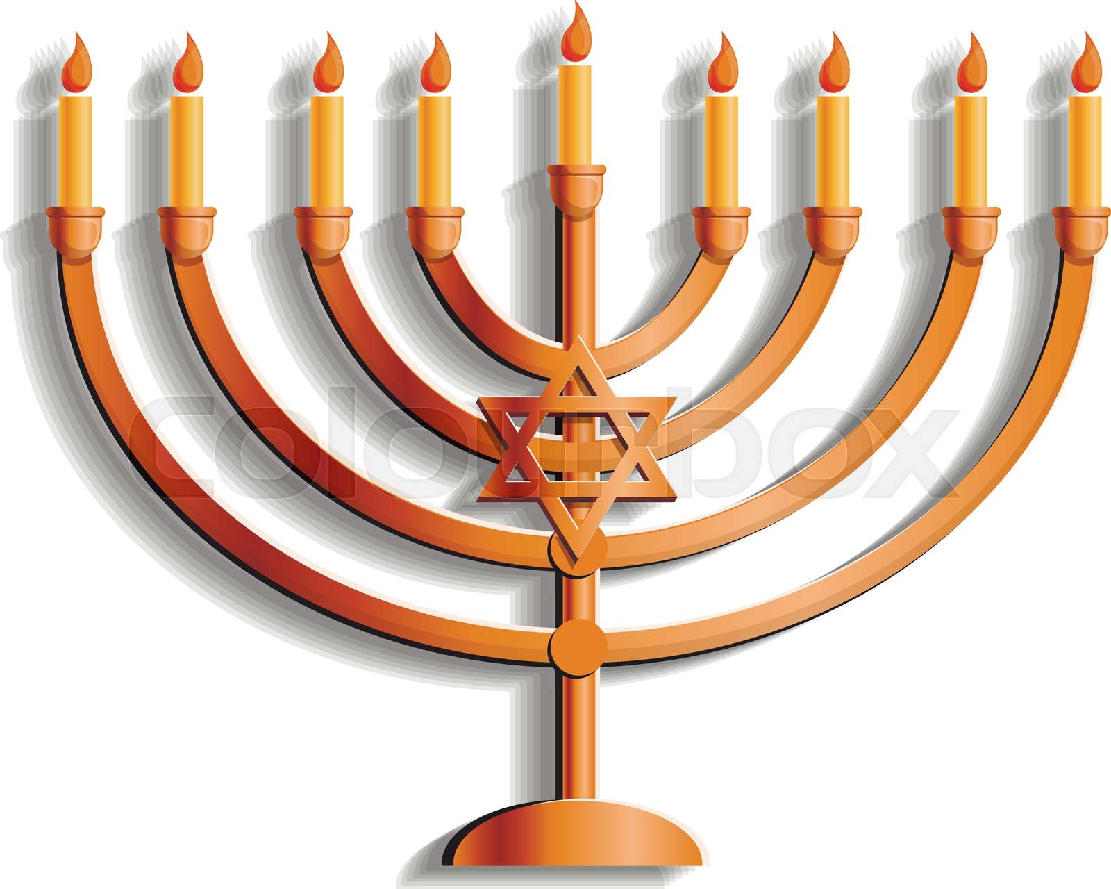 Jewish Candle Stand Icon Cartoon Style Stock Vector Colourbox jewish-candle-stand-icon-cartoon-style-stock-vector-colourbox