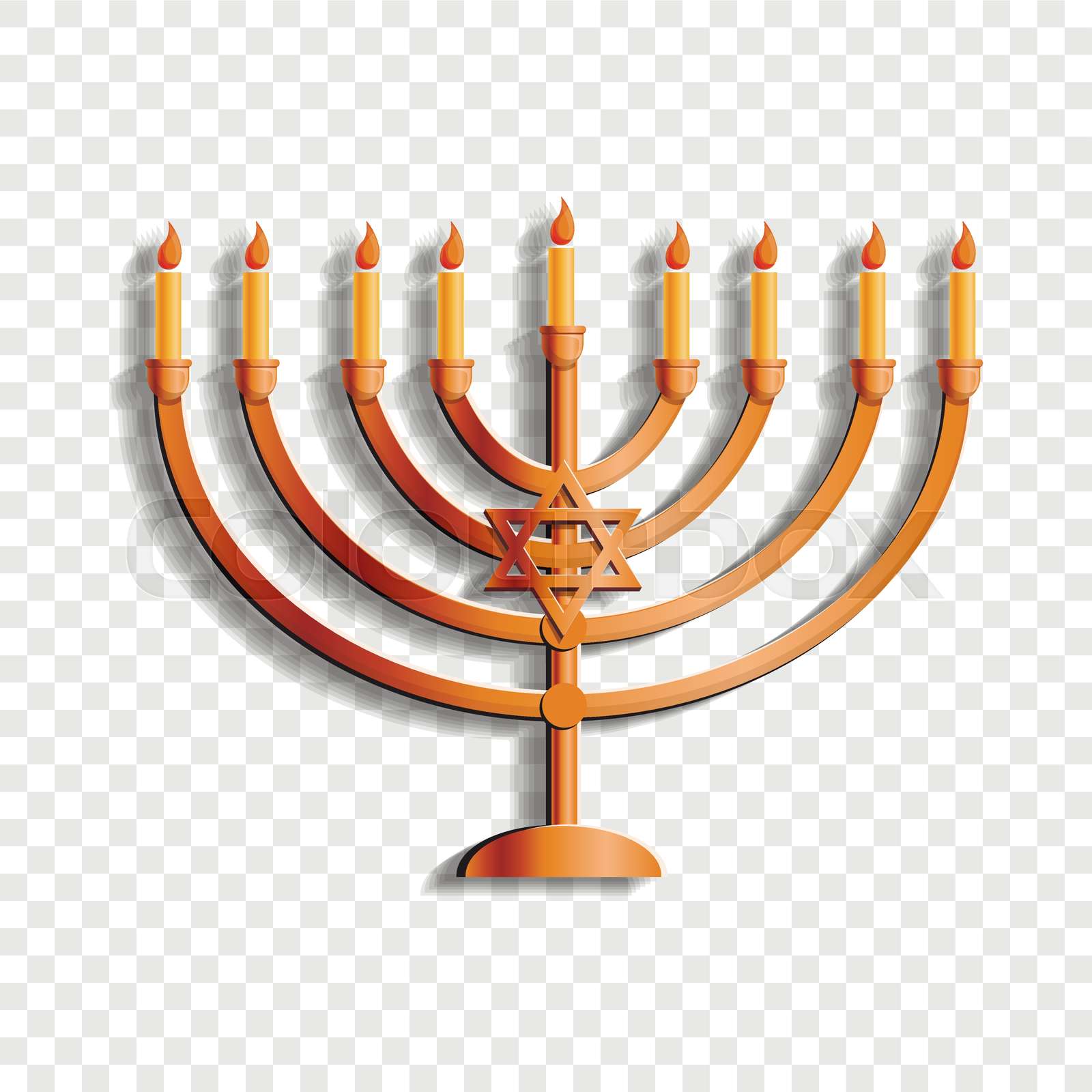 Jewish Candle Stand Icon Cartoon Style Stock Vector Colourbox jewish-candle-stand-icon-cartoon-style-stock-vector-colourbox