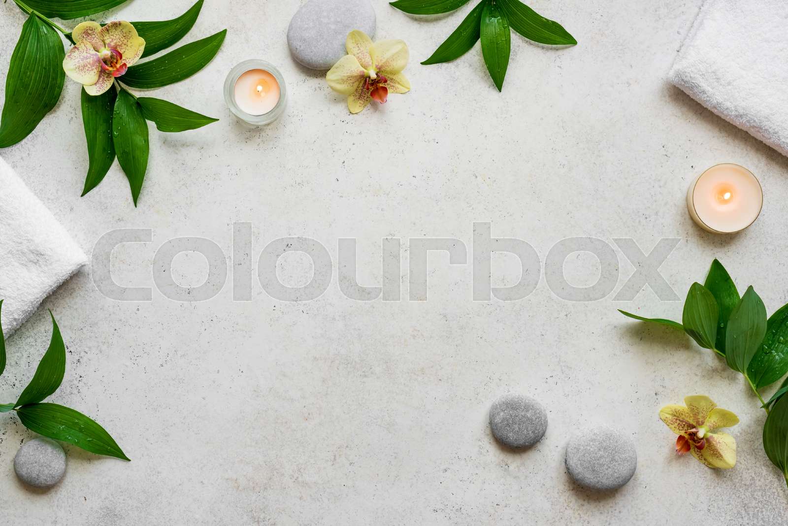 Spa Background Stock image Colourbox