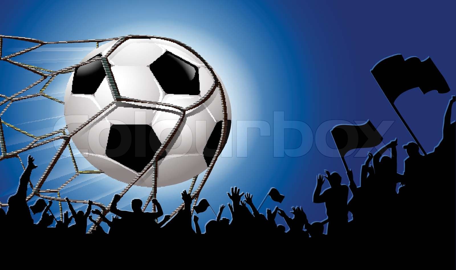 fußball, tor, partie StockVektor Colourbox