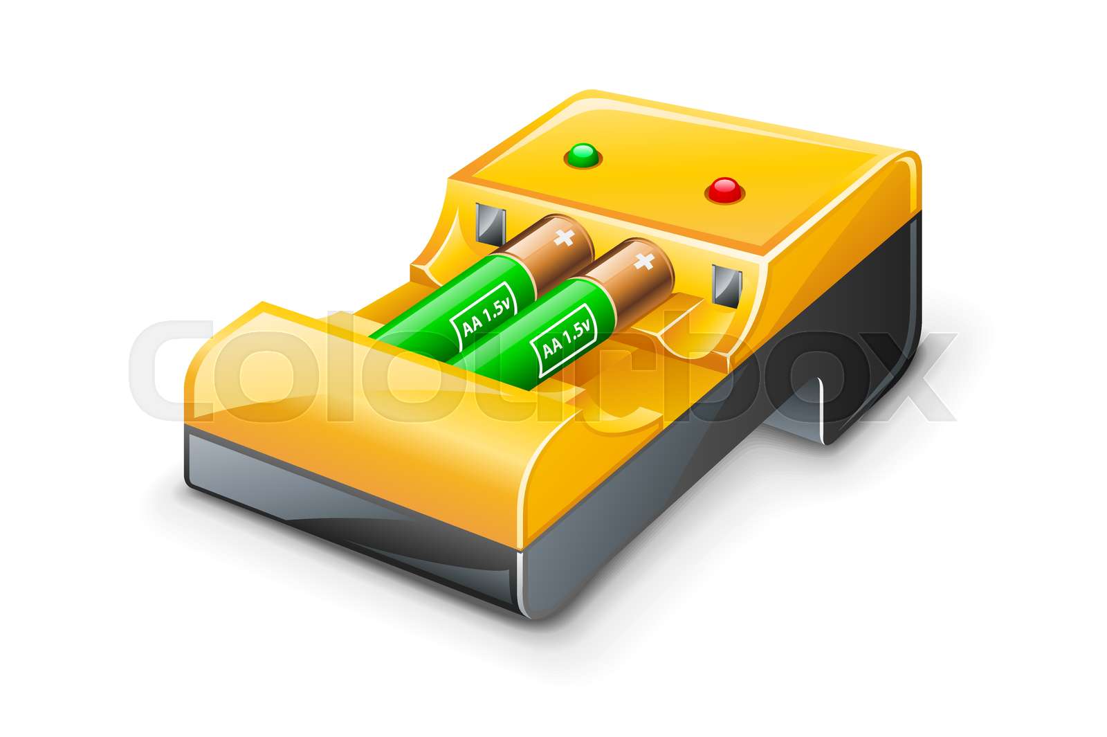 Battery charger vector illustration | Stock vector | Colourbox